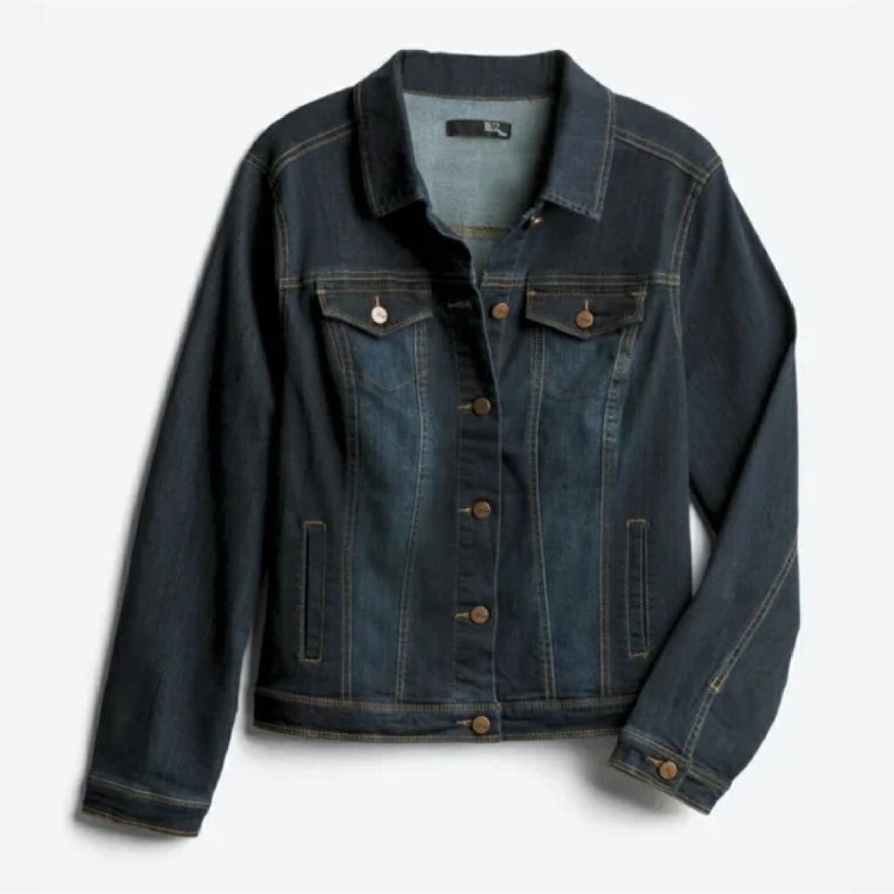 NWT - 1822 Carlsen Indigo Denim Jacket Stitch Fix